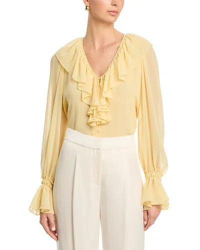 Kobi Halperin Joslyn Blouse In Yellow