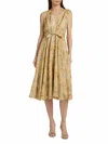 Kobi Halperin Junia Paisley Midi Dress In Multi
