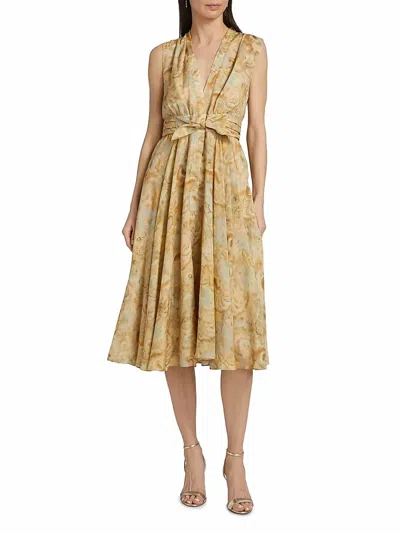 Kobi Halperin Junia Paisley Midi Dress In Multi