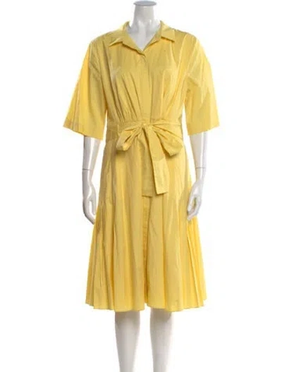 Pre-owned Kobi Halperin Knee-length Dress W/ Tags In Yellow
