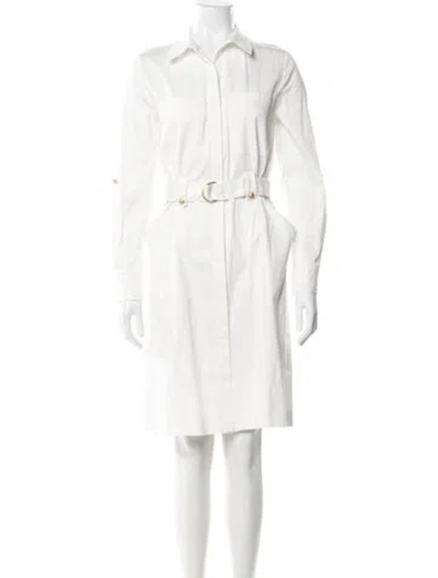 Pre-owned Kobi Halperin Knee-length Dress In White