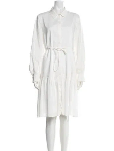 Pre-owned Kobi Halperin Knee-length Dress In White