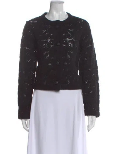 Pre-owned Kobi Halperin Lace Pattern Crew Neck Sweater In Multi