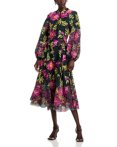 Kobi Halperin Lana Eyelet Trim Dress In Multi