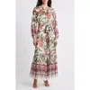 Kobi Halperin Lana Floral Print Long Sleeve Dress In Multi