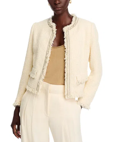 Kobi Halperin Lando Fringe Trim Jacket In Neutral
