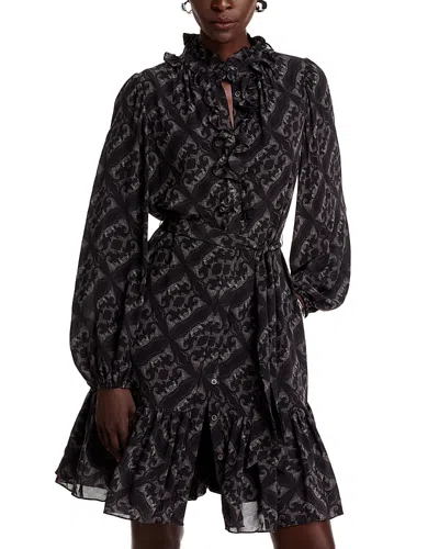 KOBI HALPERIN LANDRY RUFFLED DRESS