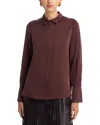 Kobi Halperin Larissa Silk Blend Blouse In Brown