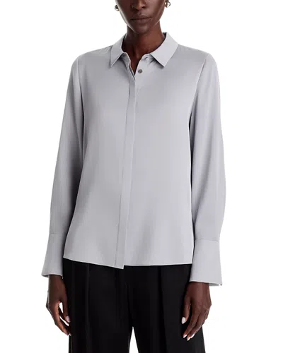 Kobi Halperin Larissa Silk Blend Blouse In Purple