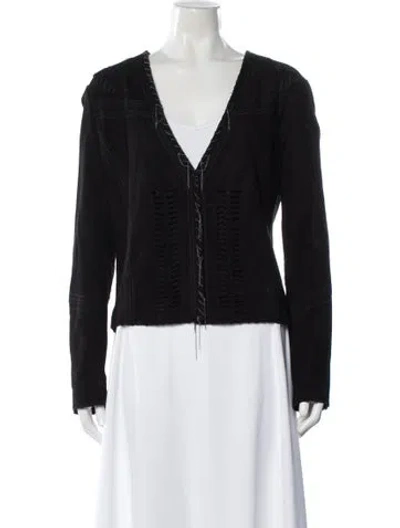 Pre-owned Kobi Halperin Leather Jacket In Black