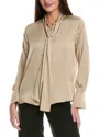 Kobi Halperin Leni Silk-blend Blouse In Neutral