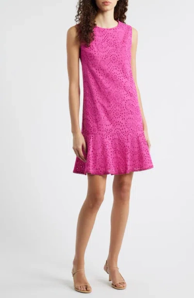 Kobi Halperin Leora Sleeveless Cotton Dress In Pink
