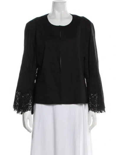 Pre-owned Kobi Halperin Linen Jacket In Black