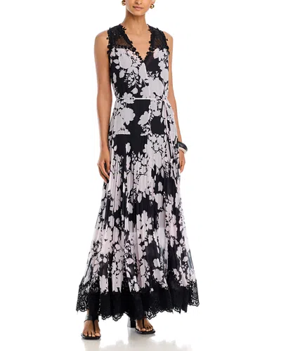 Kobi Halperin Liora Lace Trim Dress In Black