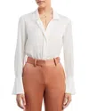 Kobi Halperin Liv Split Cuff Blouse In Ivory