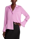 Kobi Halperin Liv Split-cuff Stretch Silk Blouse In Tulip