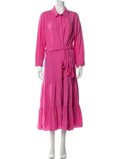 Pre-owned Kobi Halperin Long Dress In Pink