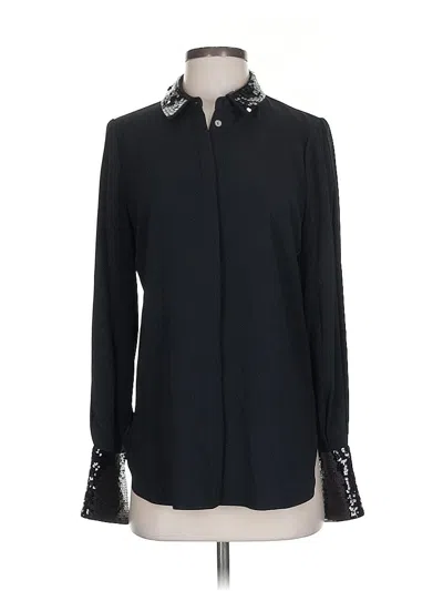 Pre-owned Kobi Halperin Long Sleeve Blouse In Black