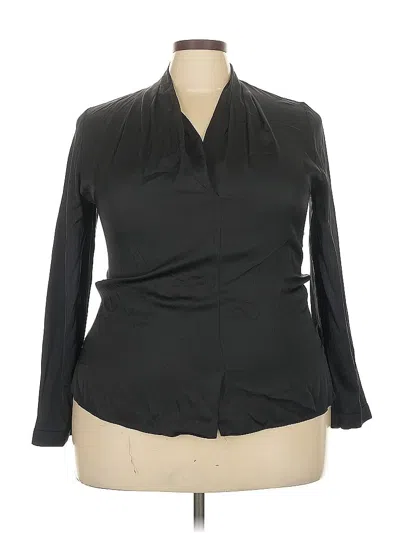 Pre-owned Kobi Halperin Long Sleeve Blouse In Black