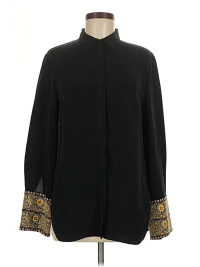 Pre-owned Kobi Halperin Long Sleeve Blouse In Black