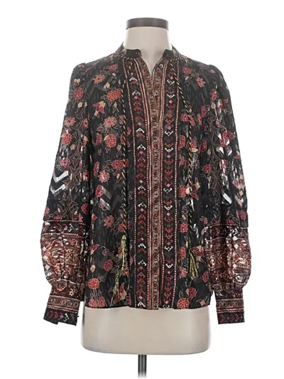 Pre-owned Kobi Halperin Long Sleeve Blouse In Black