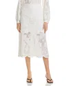 Kobi Halperin Lorelei Linen Skirt In White