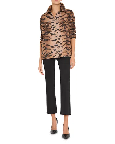 Kobi Halperin Lori Cotton Stretch Lightweight Coat In Brown