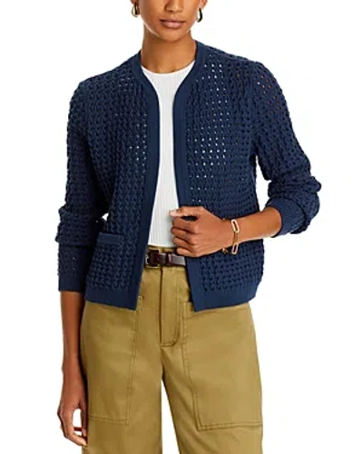 Kobi Halperin Loui Loose Knit Cardigan In Navy