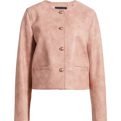 KOBI HALPERIN KOBI HALPERIN LYLES FAUX LEATHER CROP JACKET