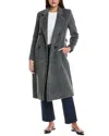 Kobi Halperin Lyra Belted Coat In Gray