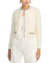 Kobi Halperin Madeline Embellished Alpaca Blend Cardigan In Ivory