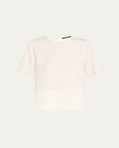 Kobi Halperin Maryl Crewneck Silk Blouse