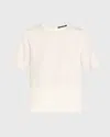 Kobi Halperin Maryl Crewneck Silk Blouse In Neutral