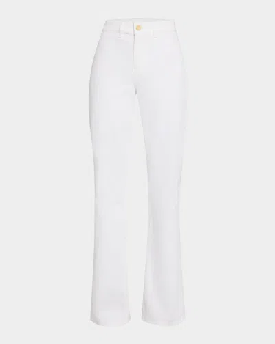 Kobi Halperin Maya High-rise Straight-leg Pants In White