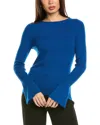 Kobi Halperin Mercer Rib Wool Sweater In Blue
