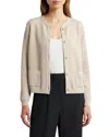 Kobi Halperin Meri Metallic Cardigan In White