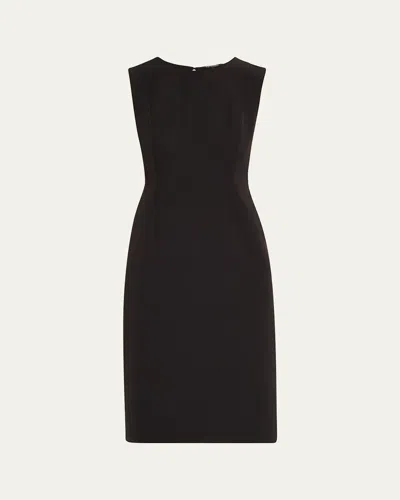 KOBI HALPERIN MERIDIAN SLEEVELESS TWILL MIDI DRESS