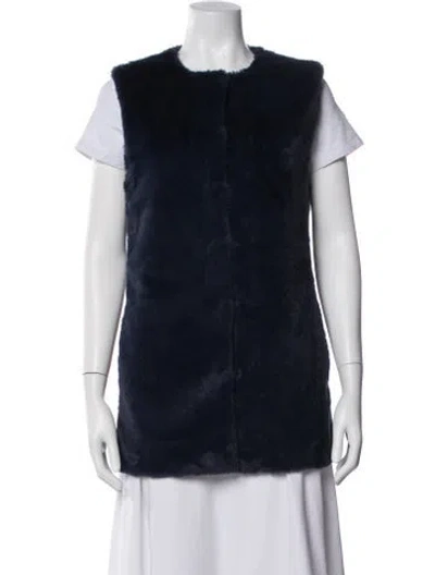 Pre-owned Kobi Halperin Merino Wool Vest In Blue