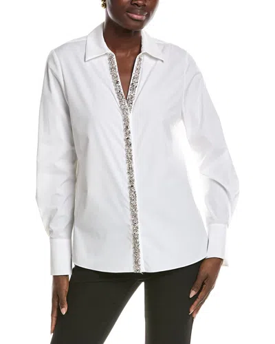 Kobi Halperin Merit Poplin Blouse In White