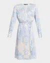 Kobi Halperin Michelle Floral Lace-print Dress
