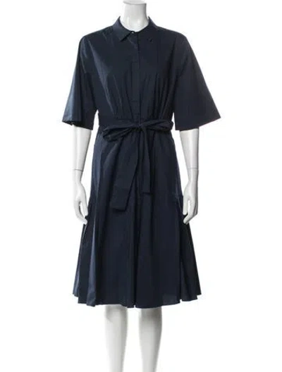 Pre-owned Kobi Halperin Midi Length Dress In Blue