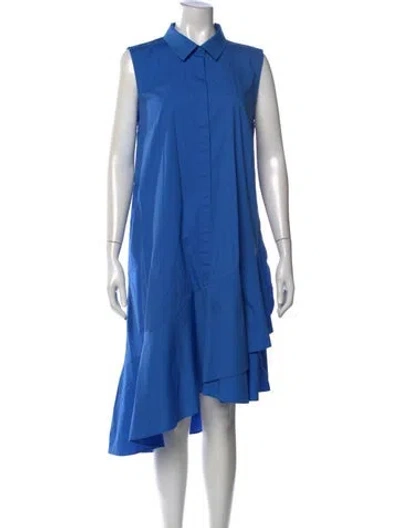 Pre-owned Kobi Halperin Midi Length Dress In Blue