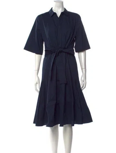 Pre-owned Kobi Halperin Midi Length Dress In Blue