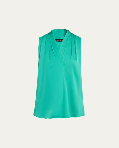 Kobi Halperin Mila Silk-stretch Sleeveless Top In Multi