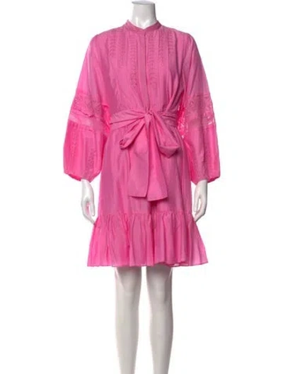 Pre-owned Kobi Halperin Mini Dress In Pink