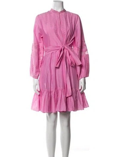 Pre-owned Kobi Halperin Mini Dress In Pink