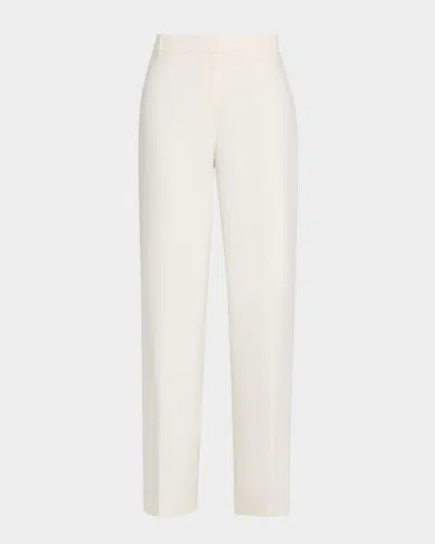 Kobi Halperin Misty Mid-rise Straight-leg Pants In Ivory