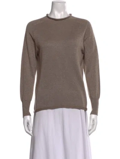 Pre-owned Kobi Halperin Mock Neck Sweater In Neutral