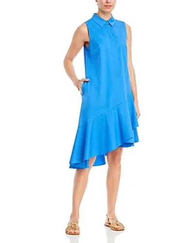 Kobi Halperin Monique Collared Dress In Deep Blue