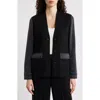 Kobi Halperin Naomi Mixed Media Cardigan In Black